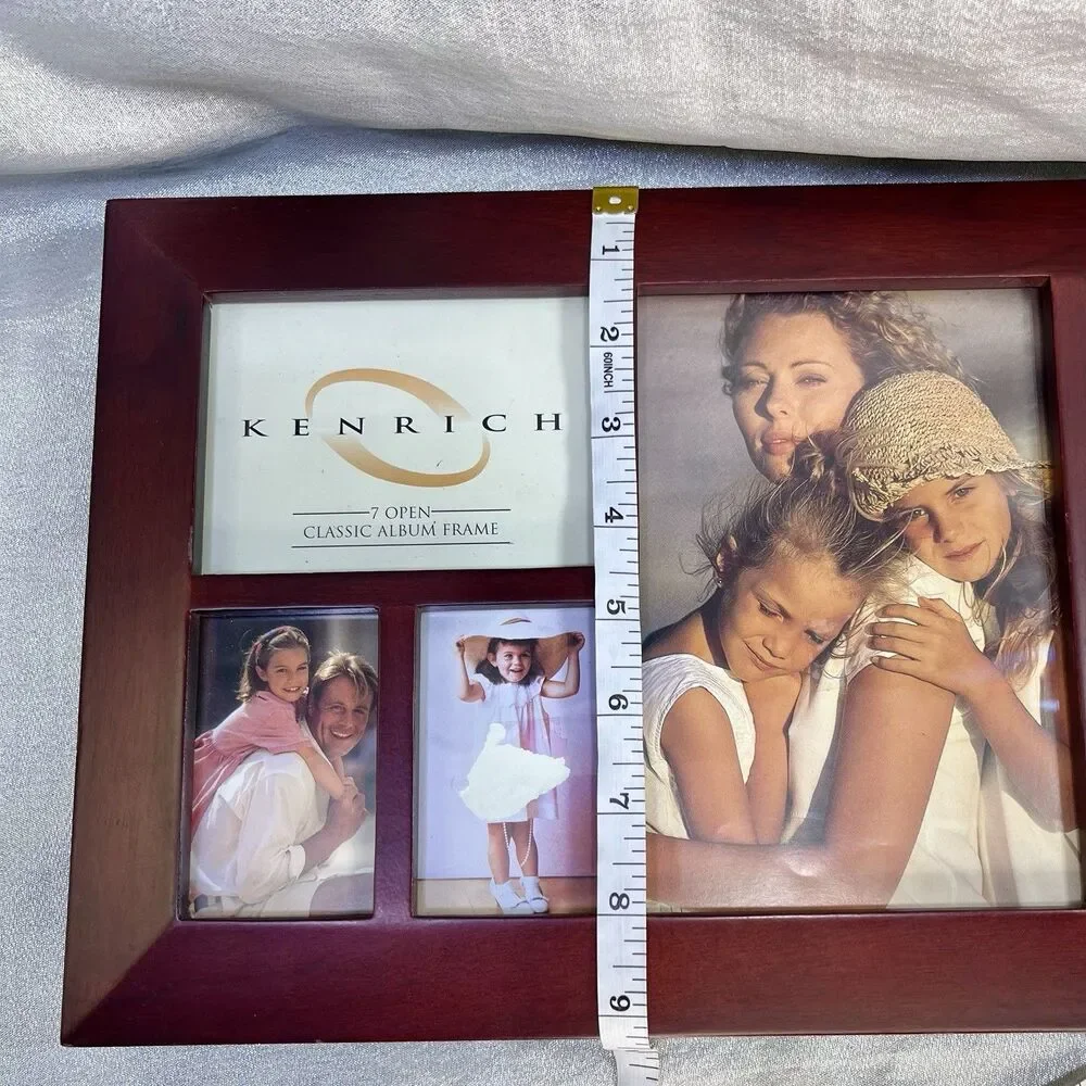 Kenrich Memory Book Photo Album - Wood Frame, 150+ Photos
